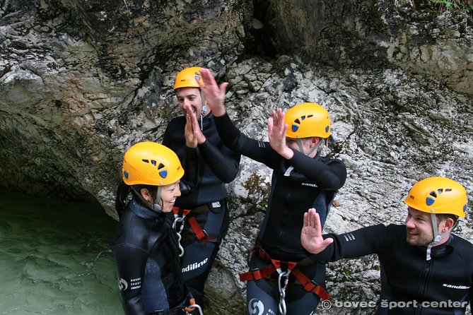 Advanced canyoning A+ package - Starting at the Bovec Sport Center
