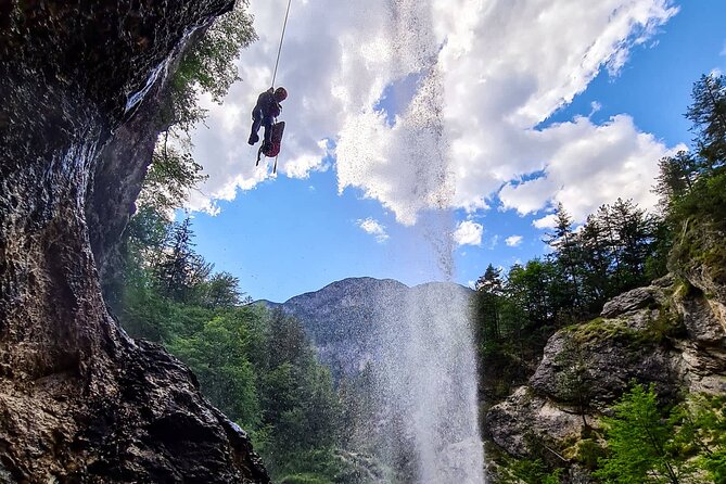 Adventure Canyoning Tour in the Fratarica Canyon - Bovec, Slovenia - Rappelling, jumps, and slides make a varied route