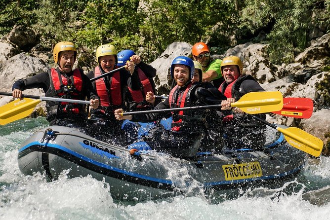 Adventure Rafting with Photo Service in Bovec - Getting fitted for the Soča
