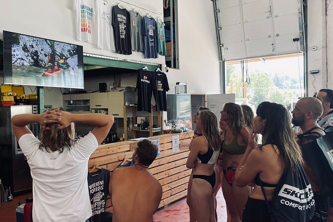 Adventure Rafting with Photo Service in Bovec - The river briefing and the main rafting run