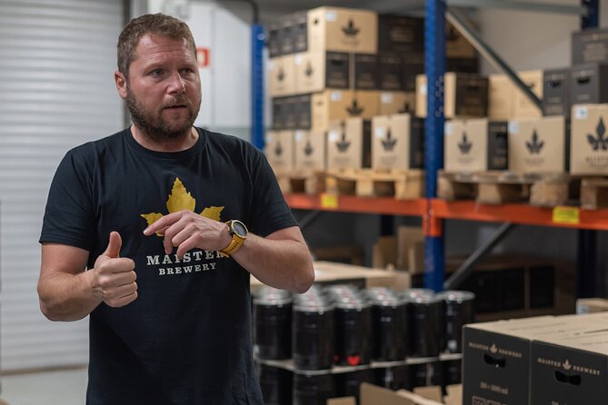 BEER WAY Kamnik Craft Brewery Visit & Tastings - The tasting: generous pours and Slovenian names
