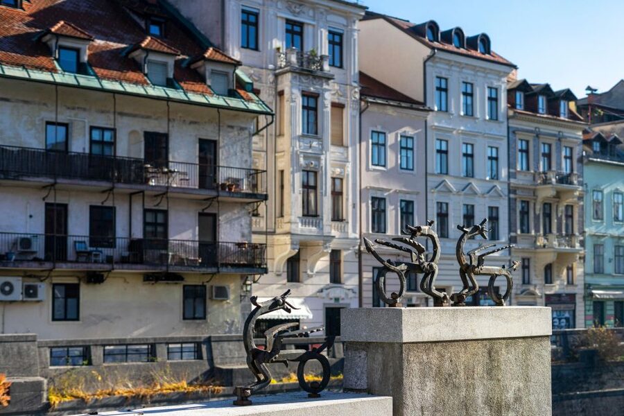 Best of Ljubljana: Private tour with Ljubljana born guide - Dragon Bridge and Cobblers Bridge show different sides of the city
