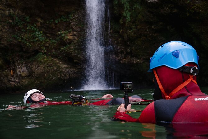 Bled Canyoning Experience - How the jumps, slides, and abseil work together