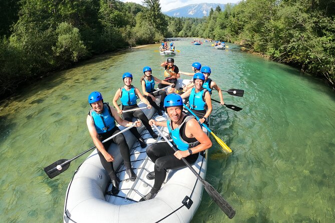 Bled Rafting - Getting ready for a class II to III river