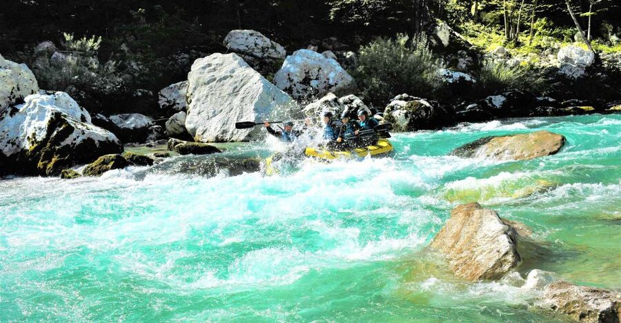 Bovec: Adventure Rafting on Emerald River Soča + FREE photos - Starting at the Soča Adventure base in Bovec