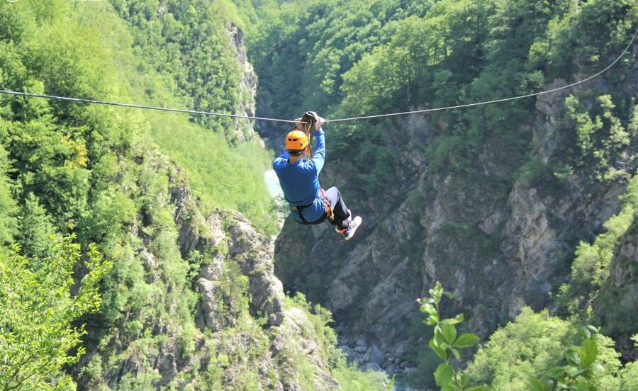 Bovec: Canyon Učja — The Longest Zipline Park in Europe - Ten lines, ten different moments