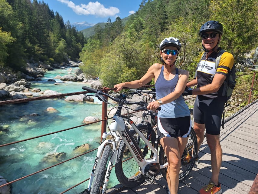 Bovec E-bike tour - Exploring hidden gems - Bovec cheese, apple strudel, and a river break