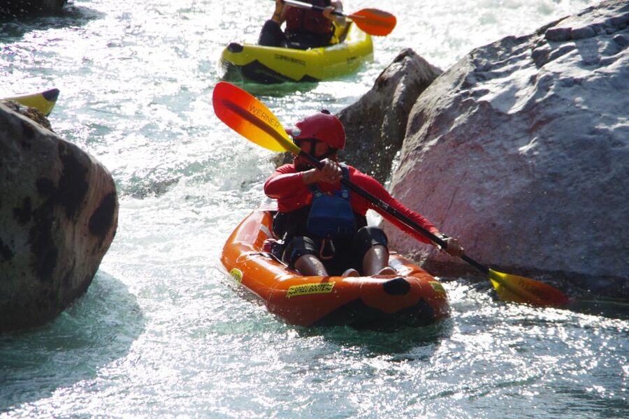 Bovec: Half-Day Kayaking Trip Down the Soča - A five-minute ride to the Soča