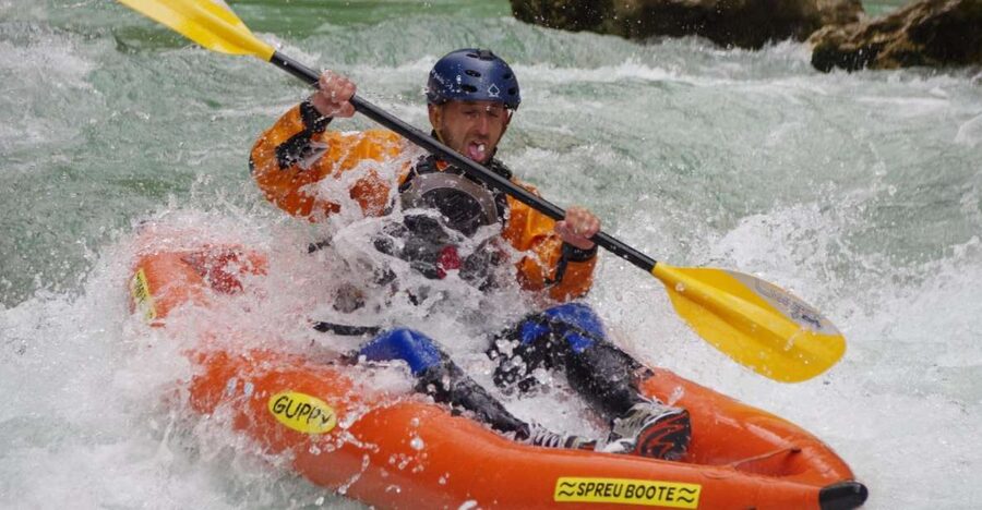 Bovec: Half-Day Kayaking Trip Down the Soča - The scenery between the rapids