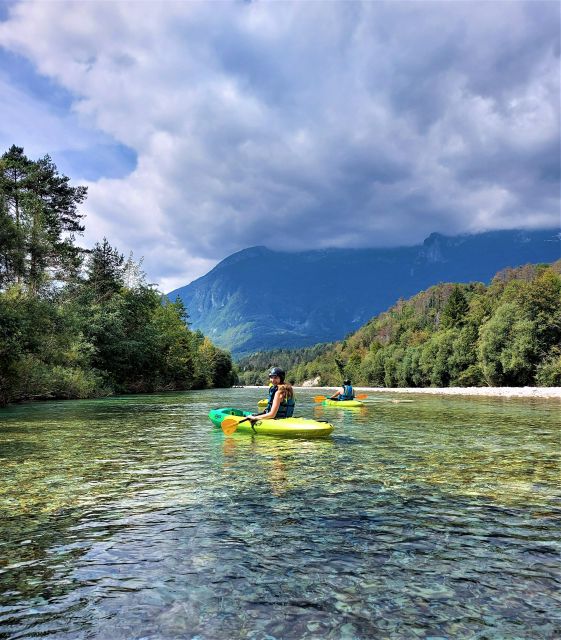 Bovec: Iconic Sit-on-Top Kayak Tour on Soča River +FREEphoto - Key points at a glance