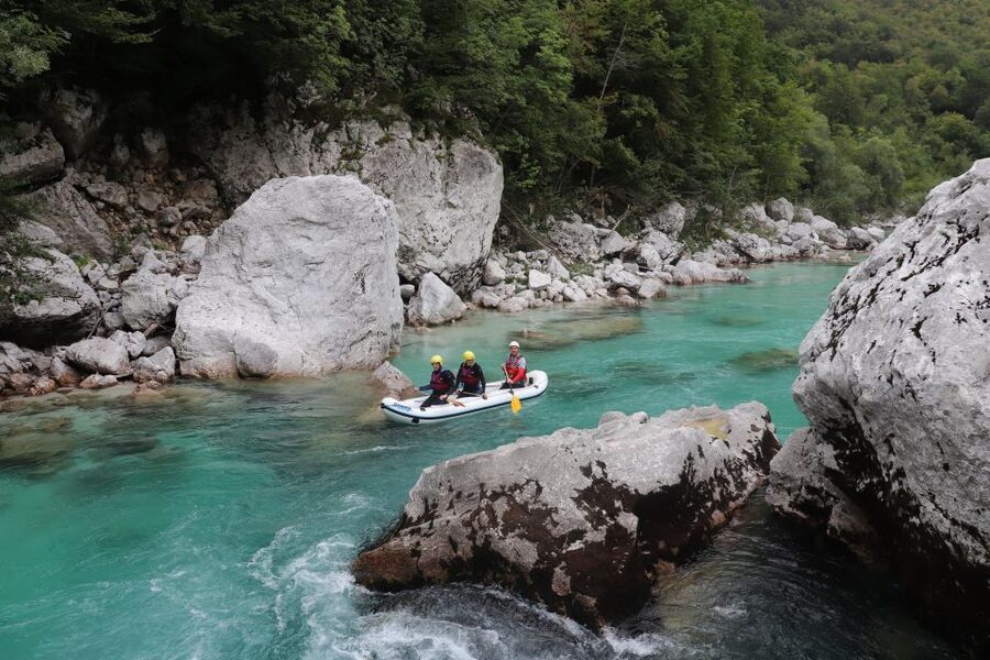 Bovec: Soča River Private Rafting Experience for Couples - The first section of the Soča: time to find your rhythm