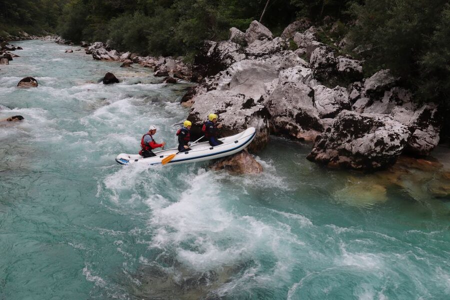 Bovec: Soča River Private Rafting Experience for Couples - Faster water, waves, and a more active finish