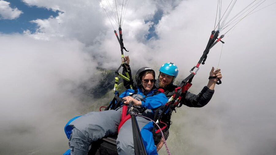 Bovec: Tandem paragliding in Julian Alps - Mangart: the highest launch and the broadest mountain setting