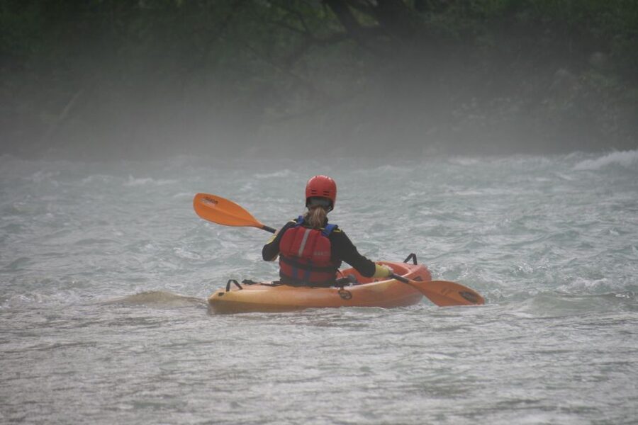 Bovec: Whitewater Kayaking on the Soča River - About 1.5 hours among currents and canyon walls