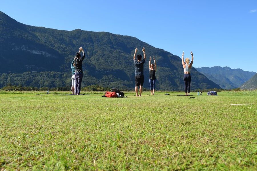 Bovec: Yoga in the Soča Valley - Outdoor yoga with Soča Valley scenery