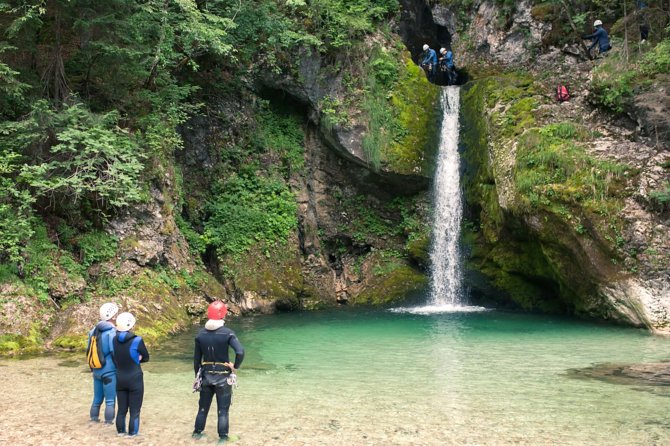 Canyoning Bled Slovenia Triglav National Park Tour with Photos - Abseiling, jumping, and swimming through the gorge