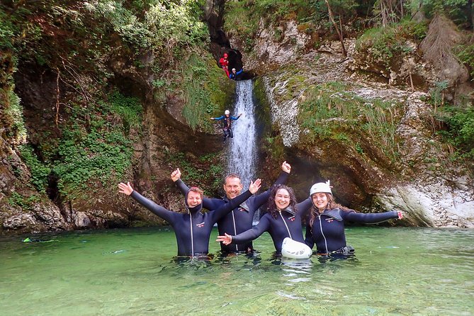 Canyoning Bled Slovenia - Getting suited up for the cold water
