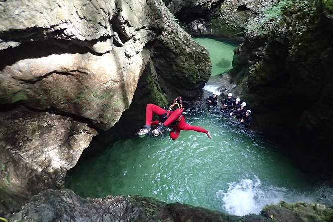 Canyoning in Bled - Rock slides, clear pools, and waterfall descents