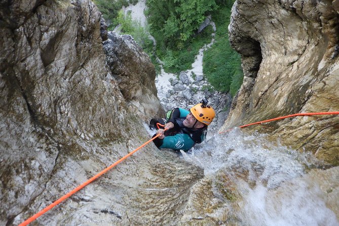 Canyoning in Fratarica Canyon - The Parabola waterfall is the big decision