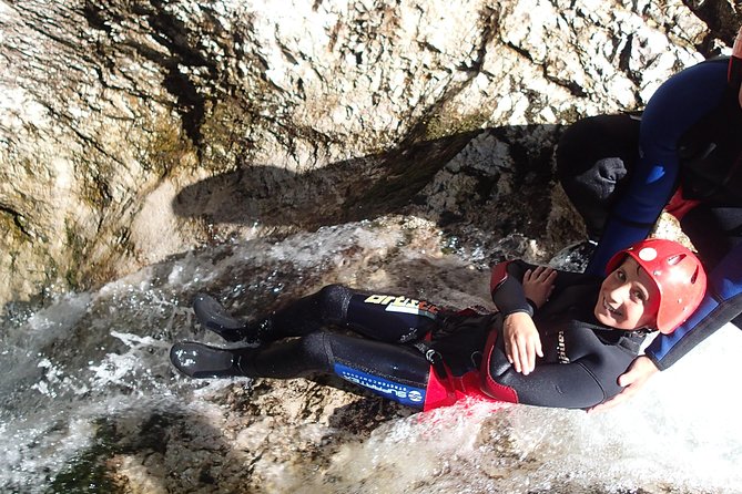 CANYONING in Susec from Bovec, Families welcome, photo service - Sliding, jumping, and moving through the canyon