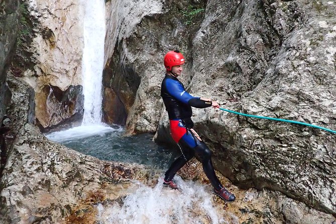 CANYONING in Susec from Bovec, Families welcome, photo service - What the $62.48 price really covers