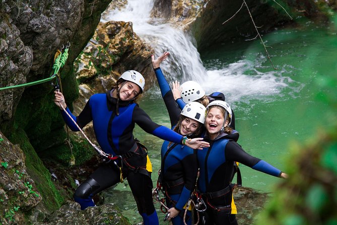 Canyoning Lake Bled Slovenia - Free Photos and Videos - Getting suited up for the canyon