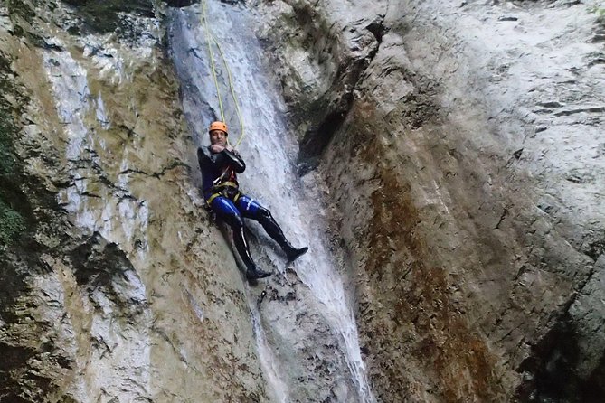 Canyoning Susec with leading local company - since 1989 - Who will get the most from this outing