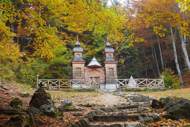 Emerald River Tour, Triglav National Park & Soča valley Day Trip - Kozjak Waterfall rewards the short forest walk