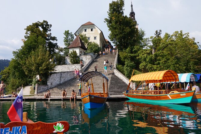Enjoy the boat ride on Lake Bled and Castle - Weather can change the whole mood
