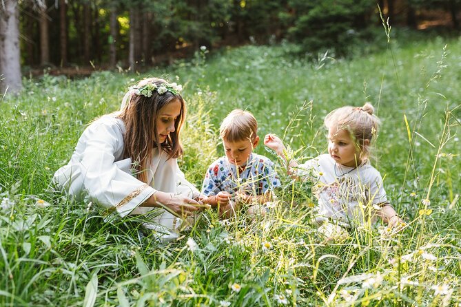 Family Adventure in Bled - Enchanted Forest theme park - Kuštrela’s herb meadow