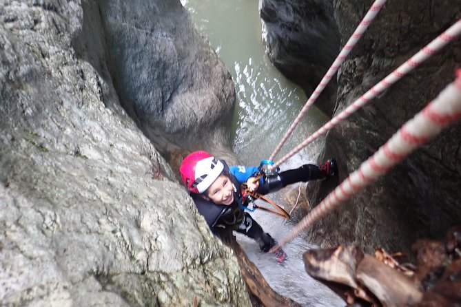Family Canyoning near Lake Bled - What the one-hour canyon section is like