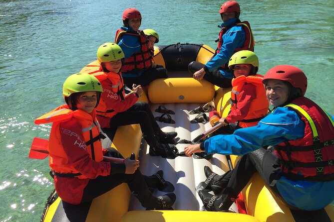 Family Rafting On Soca River - The final whitewater track