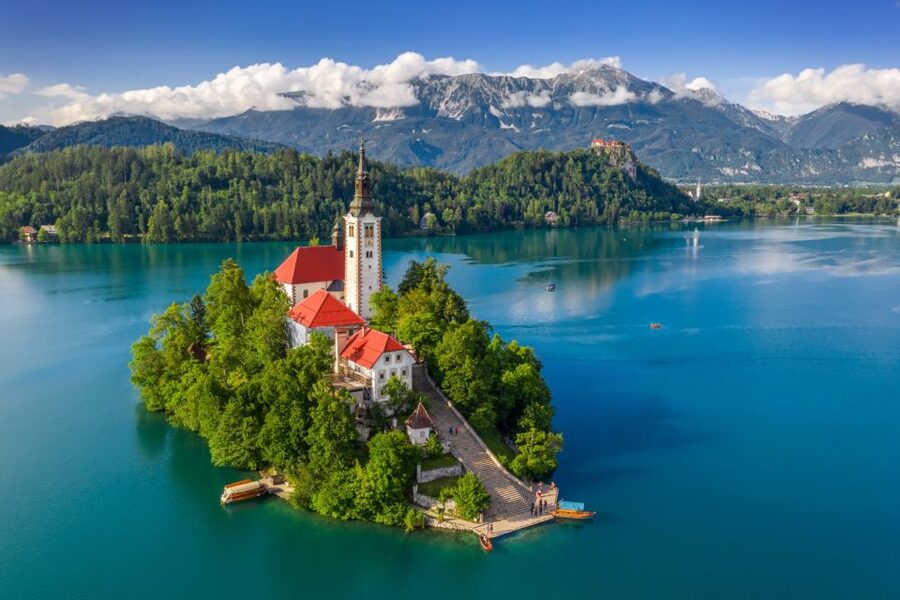 From Ljubljana: Lake Bled & Postojna Cave with Entry Tickets - Bled Castle and the famous cream cake