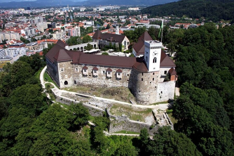 From Trieste: Lake Bled and Ljubljana Tour - Lake Bled, island church, and castle views
