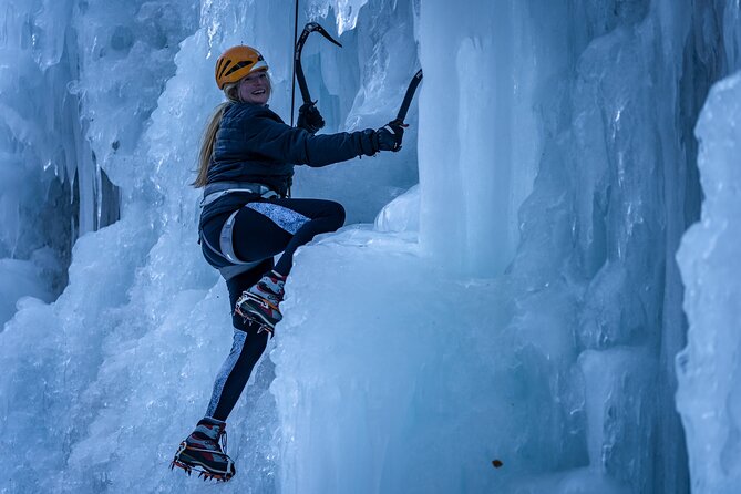 Ice Climbing - Trying Several Routes at Your Own Level