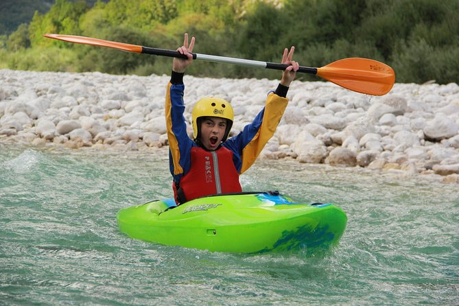 Kayak Course on Soca River - How the instruction suits beginners and stronger paddlers