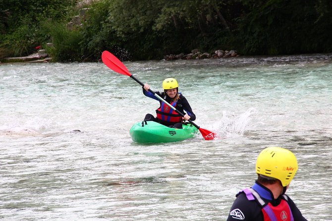 Kayak Trip On Soca River - About 1.5 hours on the emerald Soča
