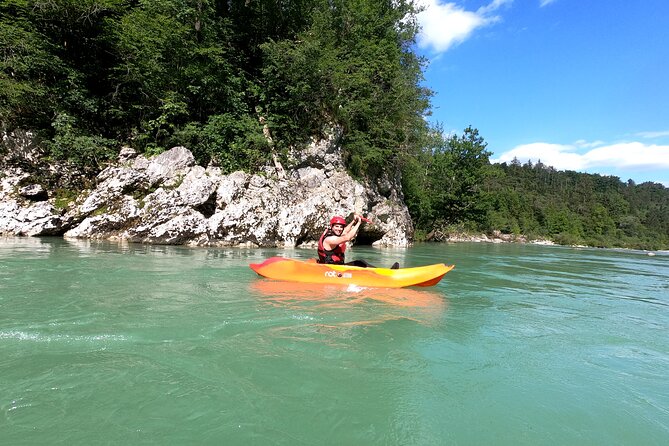 Kayaking in Bled - Handling level 2 rapids with a few level 3 sections