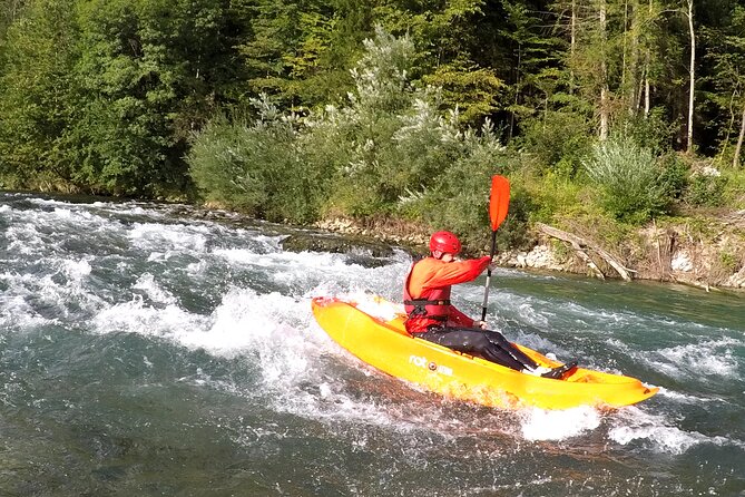 Kayaking in Bled - Floating through the gorge to the finish