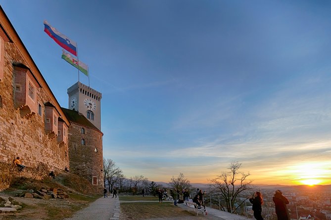 Ljubljana Castle: Entrance Ticket - Penitentiary, chapel, and towers show different sides of the site