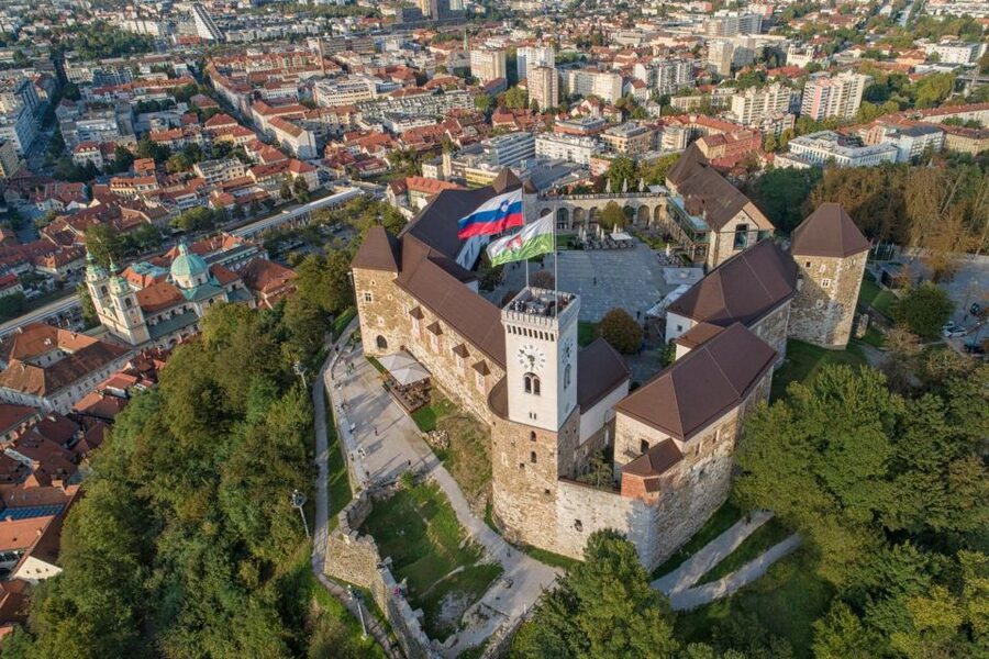 Ljubljana: Castle Entry Ticket with Optional Funicular Ride - Castle grounds and the first look inside