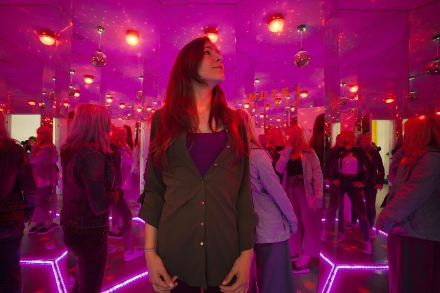 Ljubljana: House of Illusions Entrance Ticket - The disco room and social side of the visit
