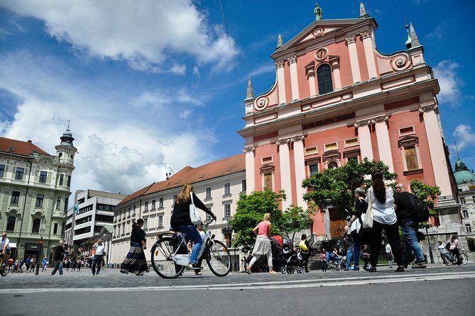 Ljubljana private walking tour with a local - Cathedral doors and the Baroque fountain