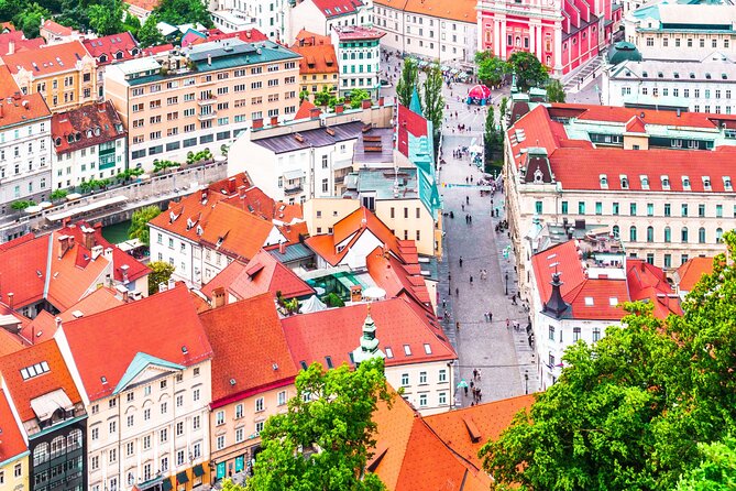 Ljubljana Scavenger Hunt and Highlights Self Guided Audio Tour - Town Hall and St. Nicholas Cathedral add architectural variety