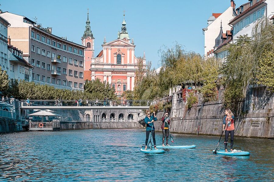 Ljubljana: Stand-Up Paddle Boarding Tour - Learning the basics on a stable board