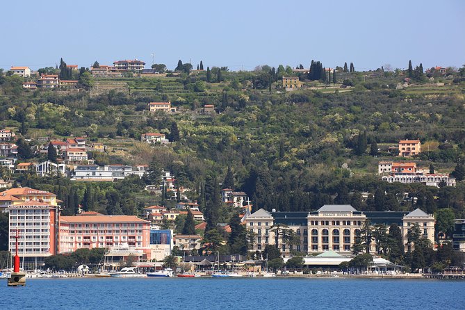Panoramic Piran and Salt Pans: E-Bike Boutique Tour - The first climb and the wide coastal view