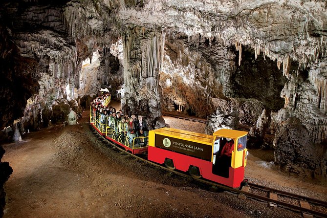 Postojna Cave and Castle Small-Group Day trip from Ljubljana - Postojna Cave by electric train