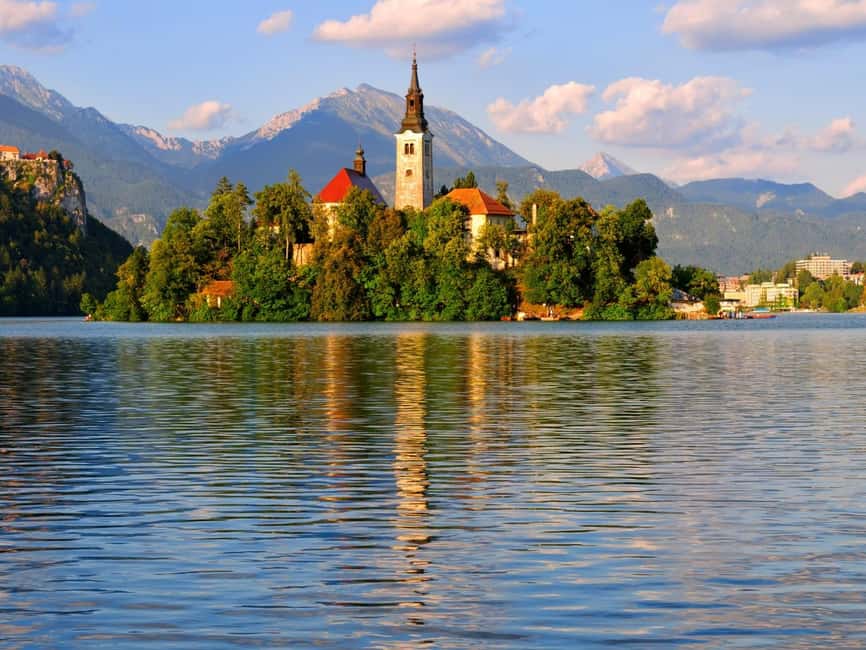 Private Day Trip: Zagreb to Ljubljana & Lake Bled - The pletna boat to Bled Island