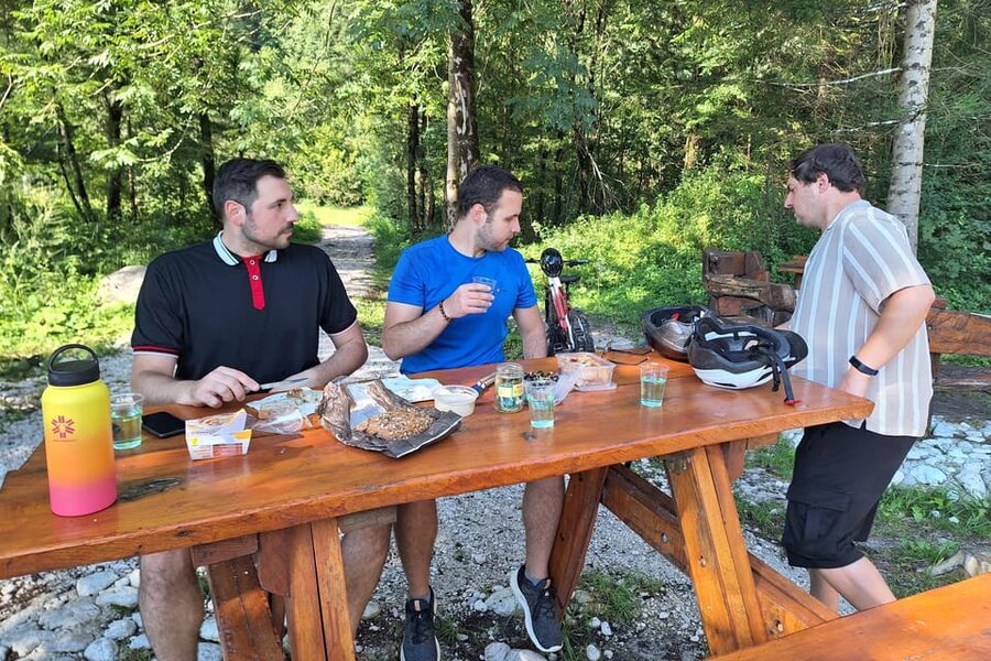 Private E-bike tour Soča valley: The ultimate explorer - The Great Soča Gorge and the river’s strongest color