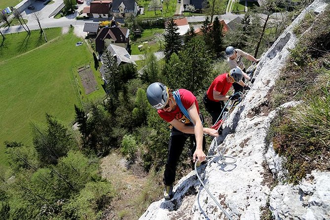 Quick Vertical Attraction - Via Ferrata Mojstrana - Two routes, one useful choice